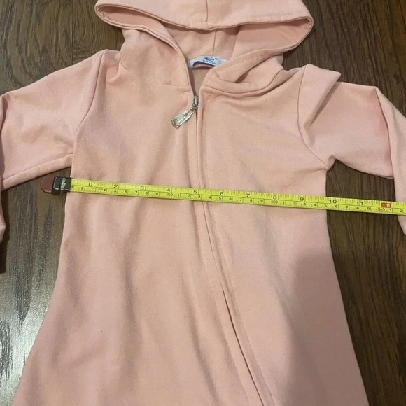 Pink Dinosaur Hooded Jumpsuit 12-18 Months, Unisex - Picture 5 of 7